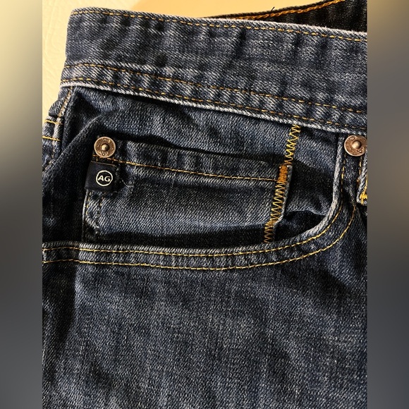 AG Adriano Goldschmied Protege Straight Leg Dark Was Jeans 36 - Picture 4 of 10